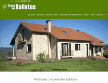 Tablet Screenshot of casadosballotes.com